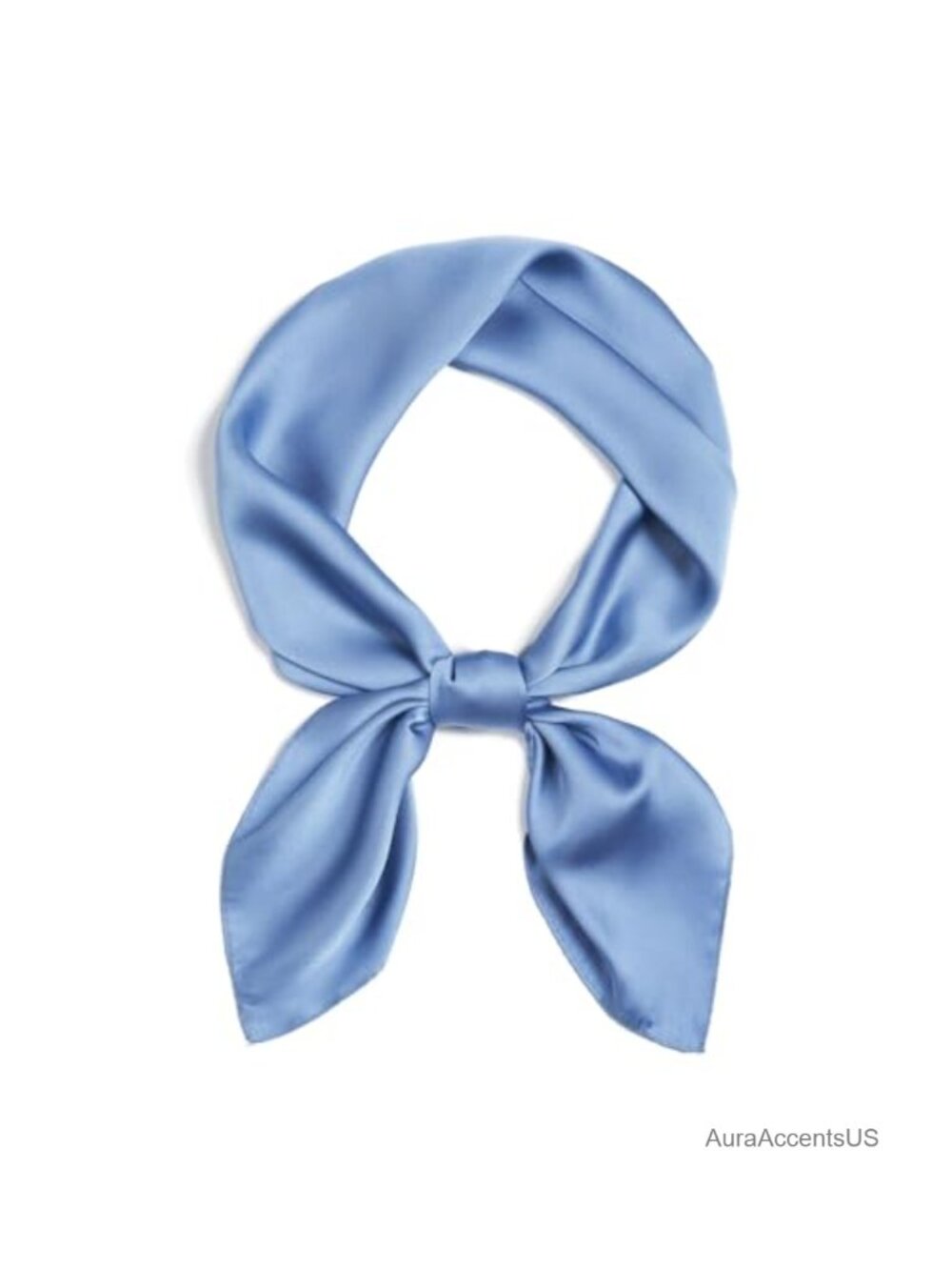 27" Soft Satin Square Scarf, Lightweight Neckerchief, Hair & Purse Scarf, Retro